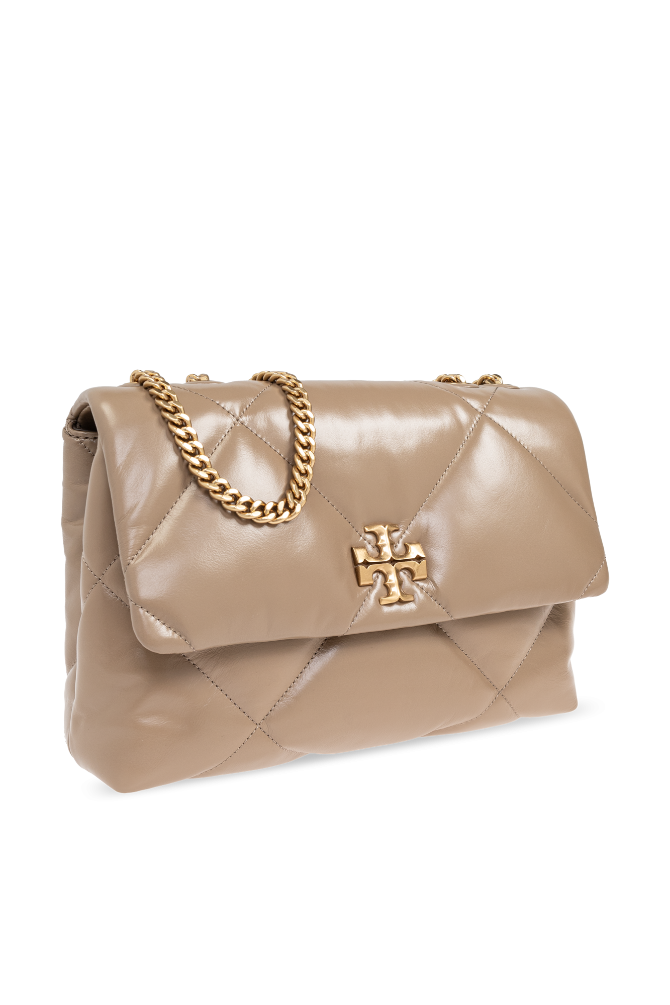 トートバッグ Tory Burch FW25 Shoulder bags (169476 250) TORY BURCH Kira Diamond Quilt Convertible Shoulder Bag Taupe